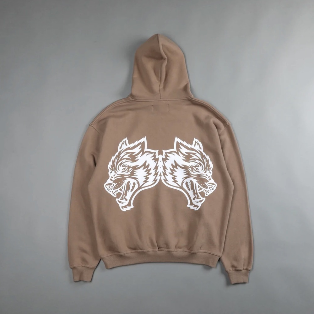 Darc Sport IYKYK "PIERCE" HOODIE IN COMBAT BROWN